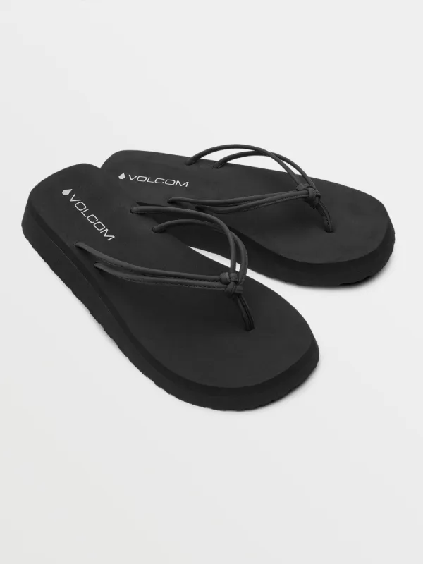 Forever Up Sandals - Black sold by Volcom