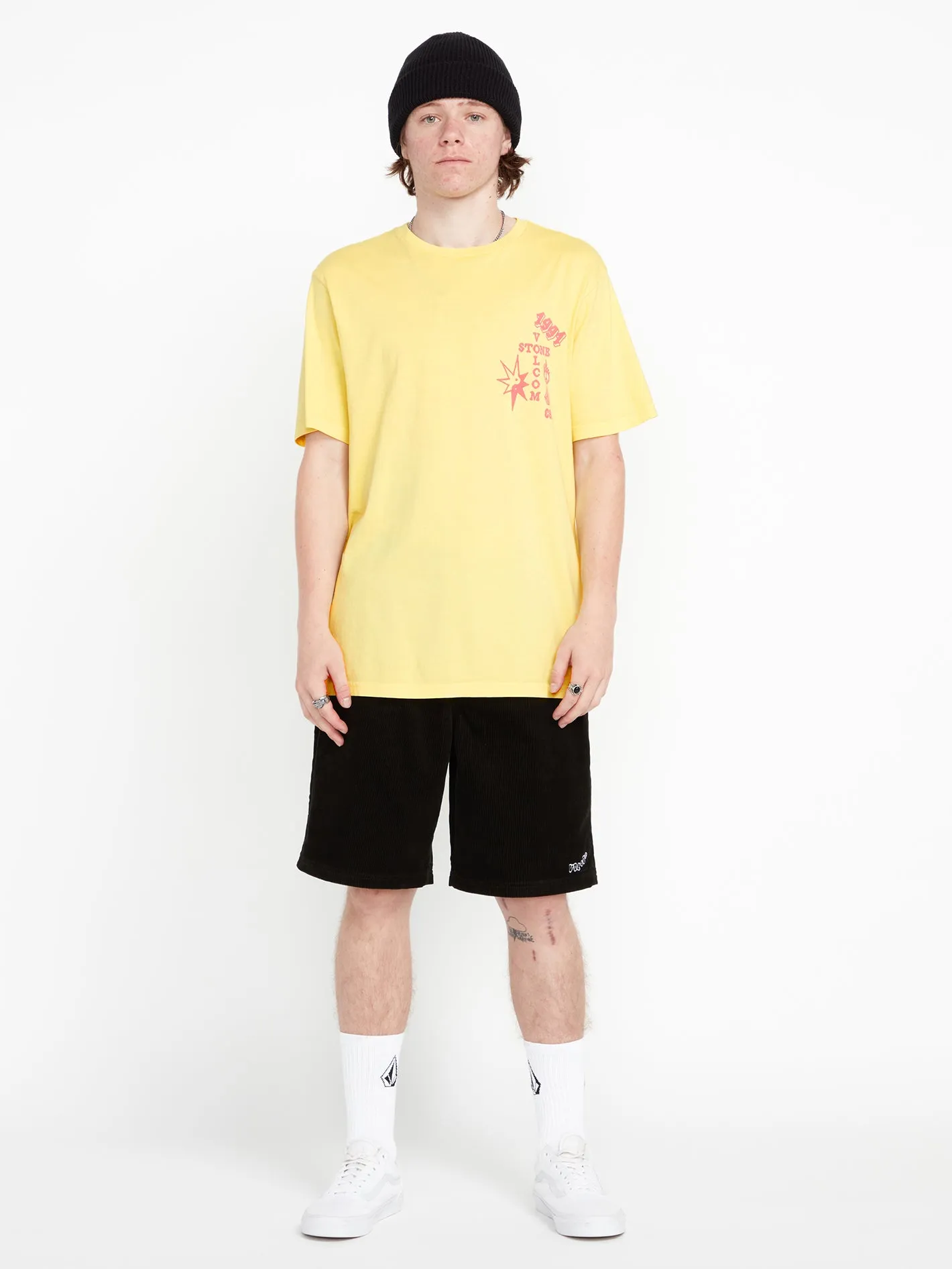 Heavy Living Short Sleeve Tee - Yellow Flash sold by Volcom