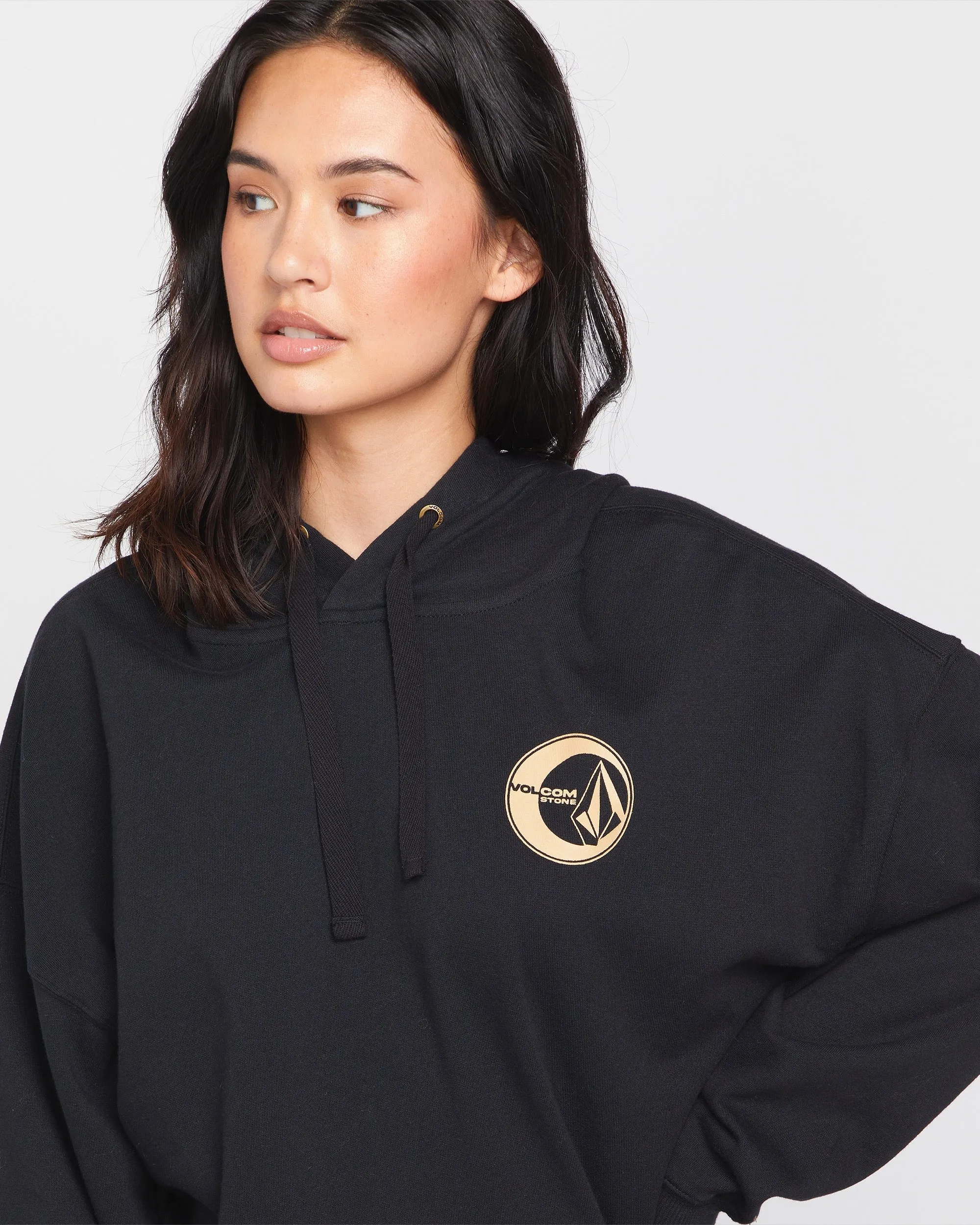 Gold In Hour Hoodie - Black sold by Volcom product image thumbnail 3