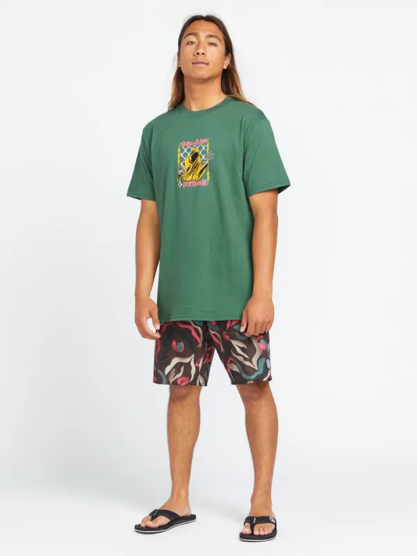 Thundertaker Short Sleeve Tee - Fir Green sold by Volcom
