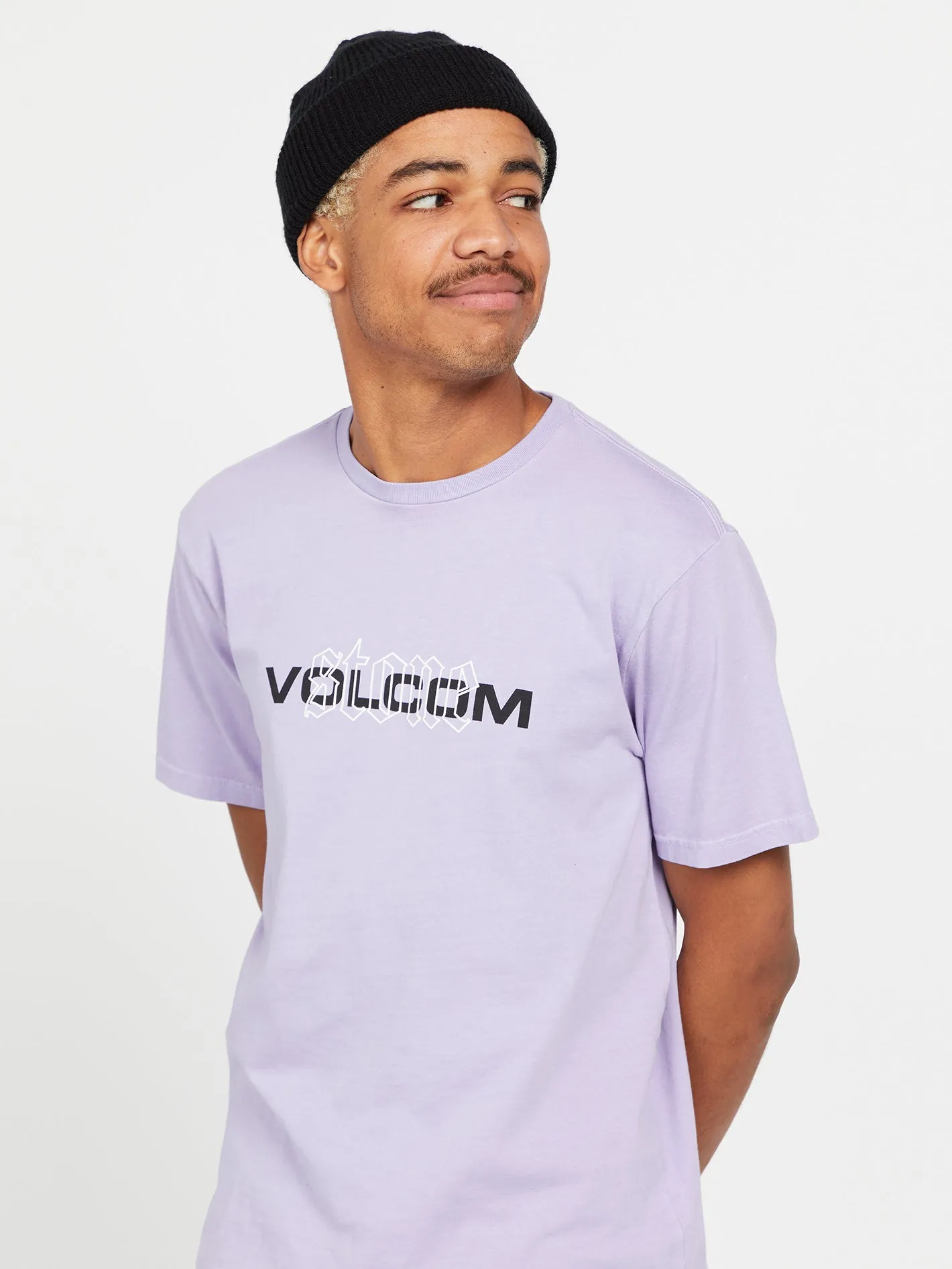 Cover Up Short Sleeve Tee - Violet Ice sold by Volcom
