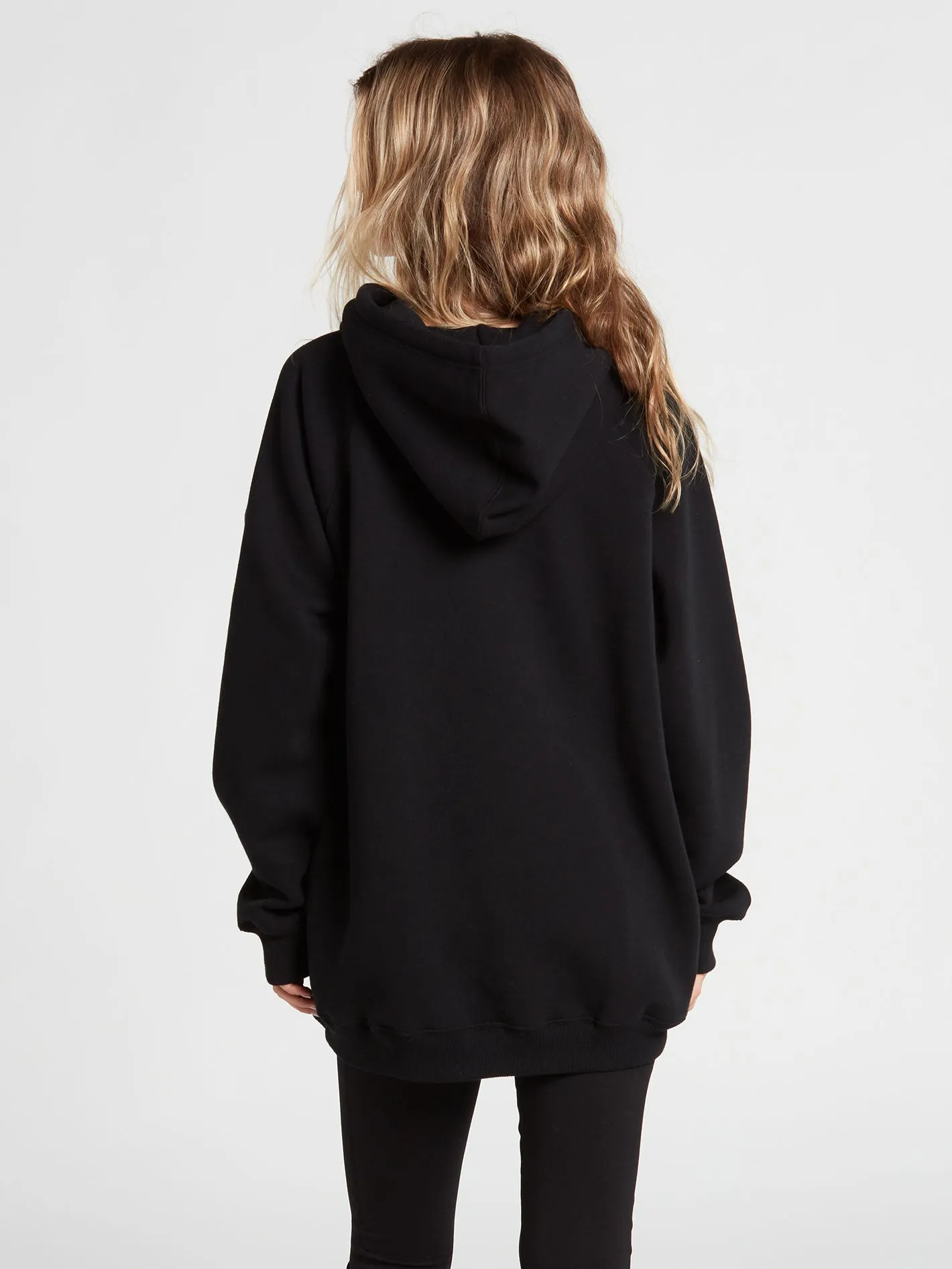 Truly Stoked Boyfriend Hoodie - Black sold by Volcom product image thumbnail 4