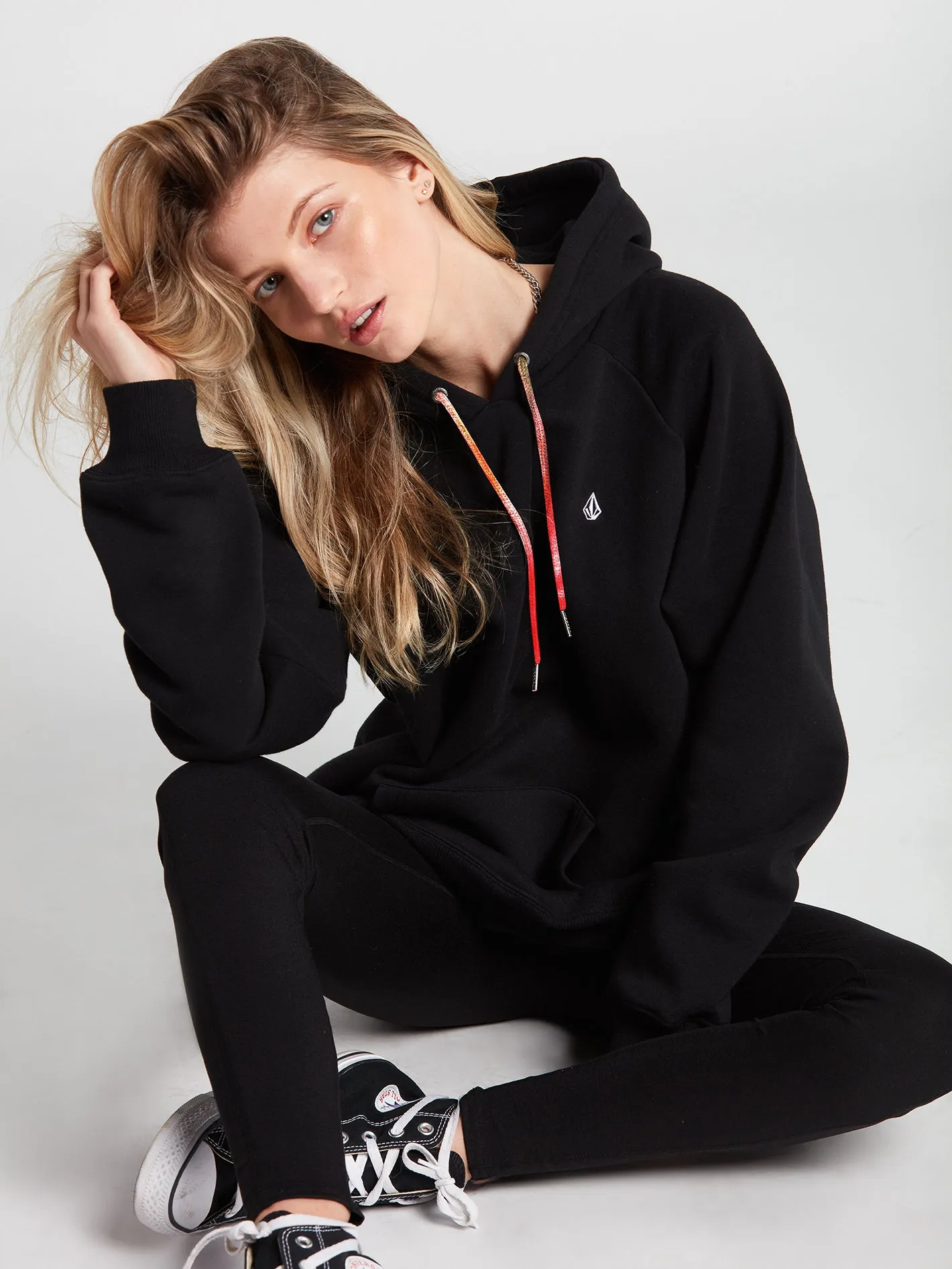 Truly Stoked Boyfriend Hoodie - Black sold by Volcom product image thumbnail 5