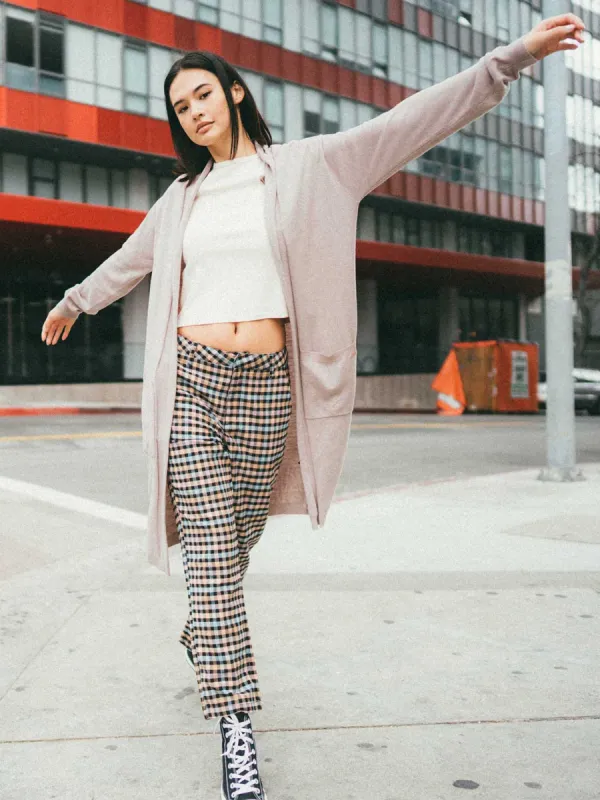 Lived in Lounge Midi Throw Cardigan - Winter Orchid sold by Volcom