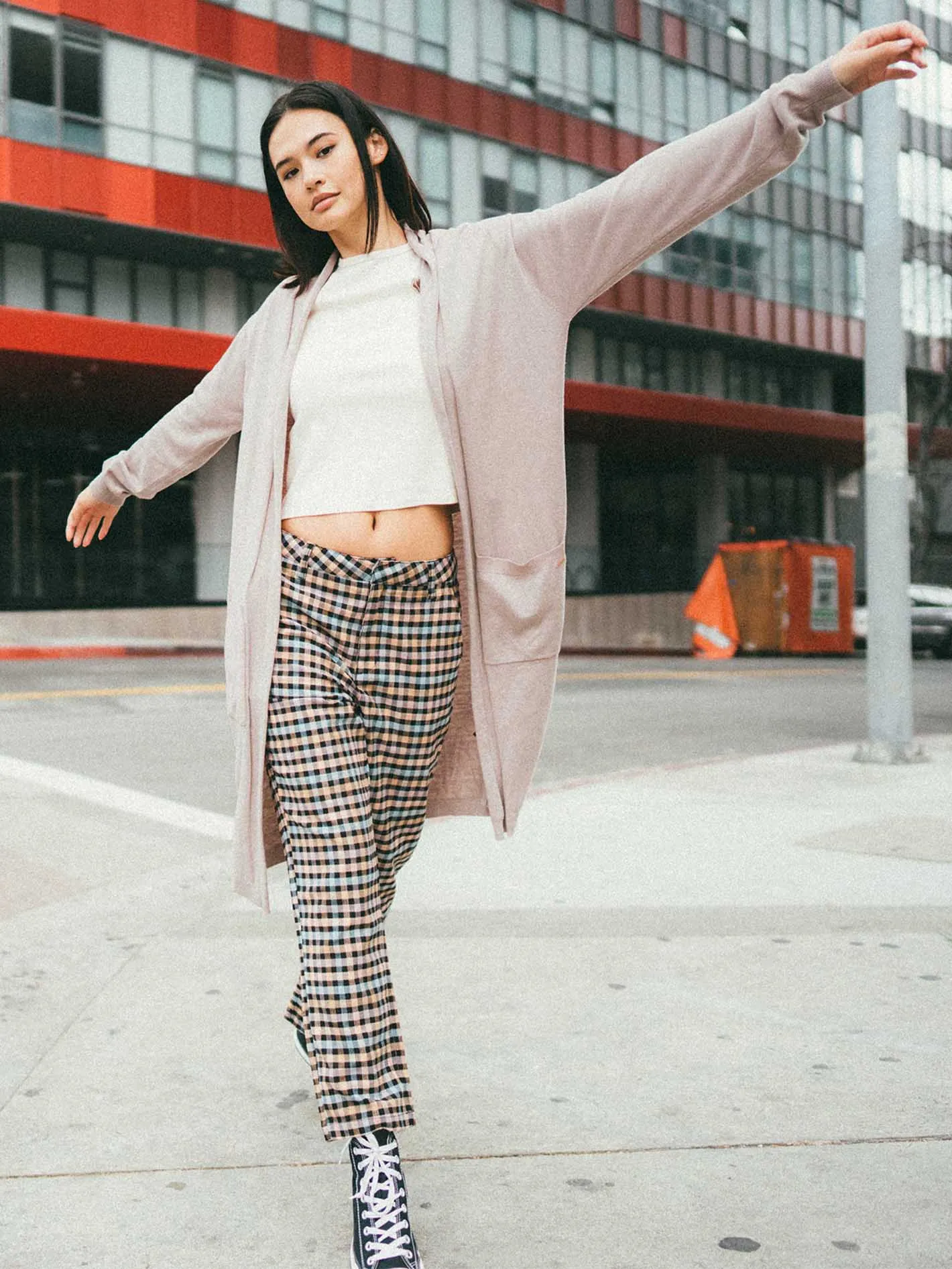 Lived in Lounge Midi Throw Cardigan - Winter Orchid sold by Volcom