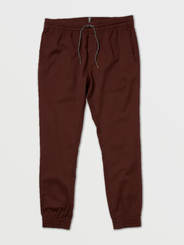 Frickin Slim Jogger Pants - Plum sold by Volcom