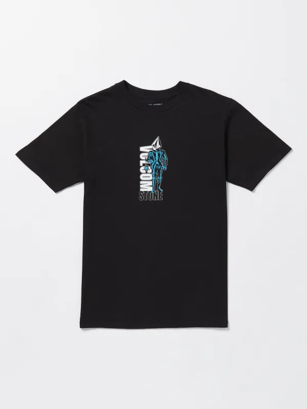 Flail Short Sleeve Tee - Black sold by Volcom