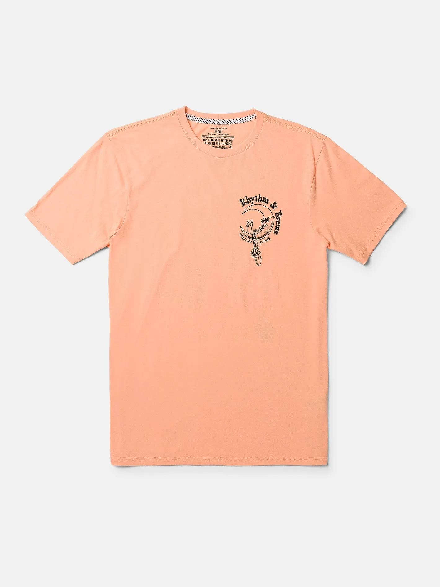 Rhythm 1991 Short Sleeve Tee - Salmon sold by Volcom product image thumbnail 3