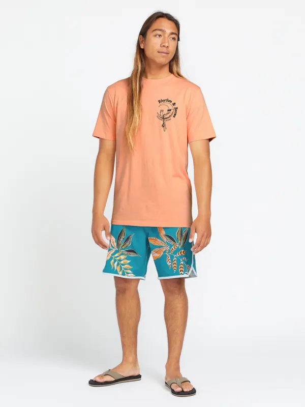 Rhythm 1991 Short Sleeve Tee - Salmon sold by Volcom
