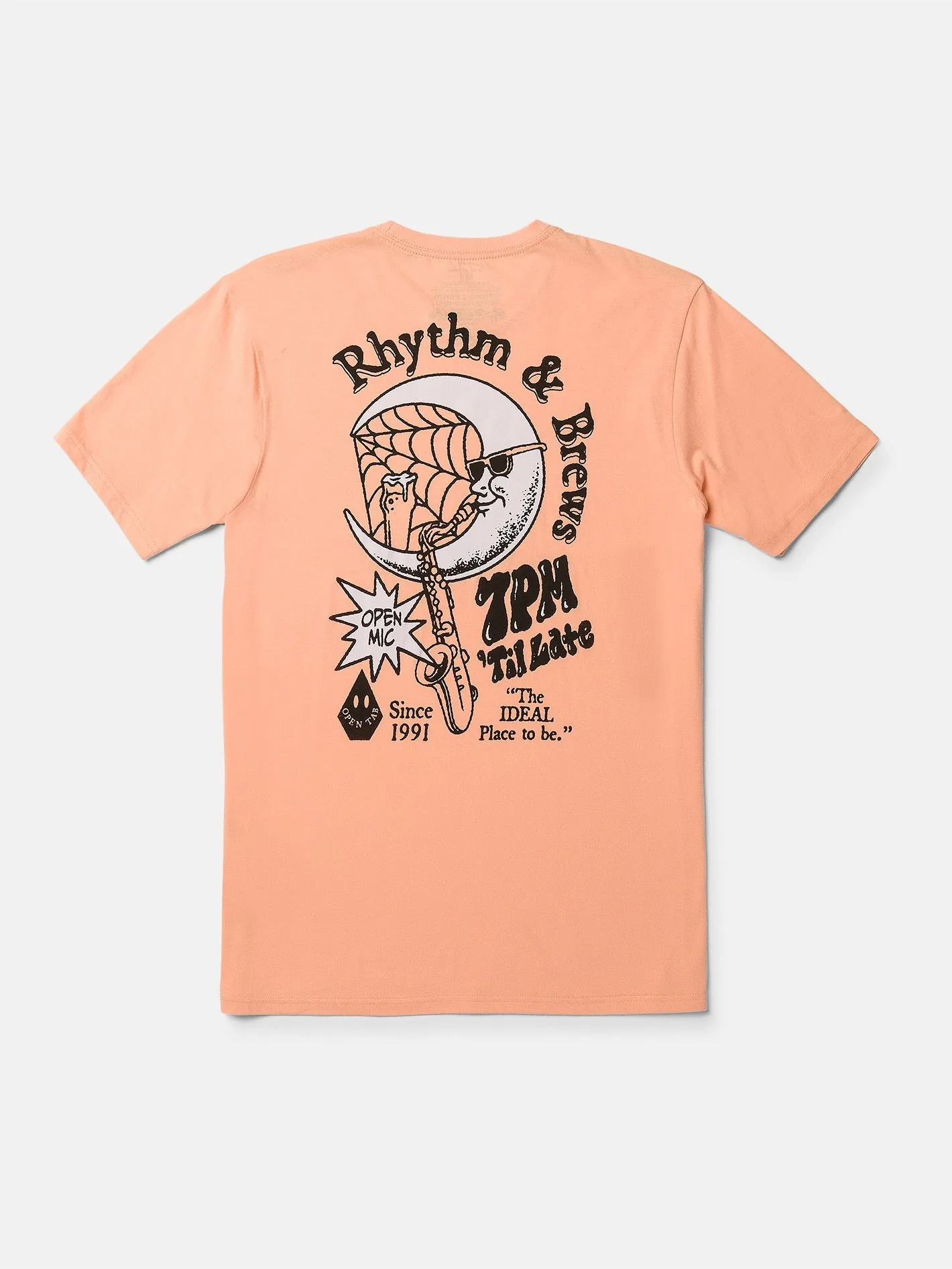 Rhythm 1991 Short Sleeve Tee - Salmon sold by Volcom product image thumbnail 4
