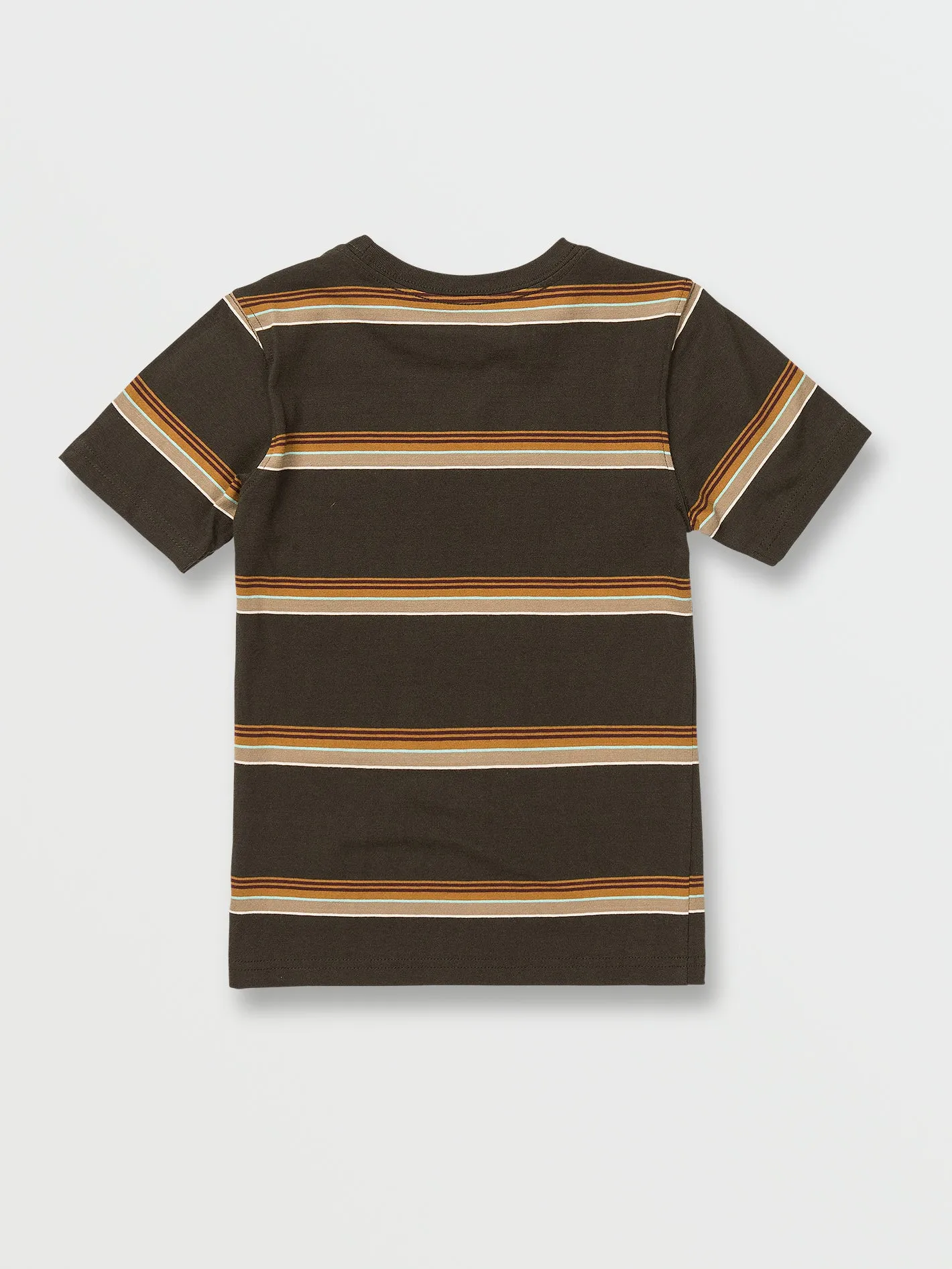 Little Boys Outstoned Crew Short Sleeve Shirt - Rinsed Black sold by Volcom product image thumbnail 2