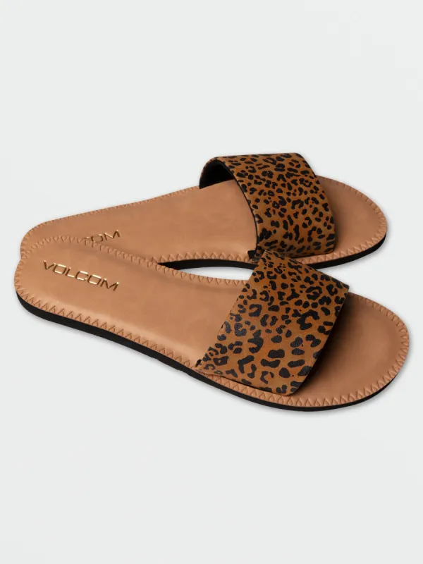 Simple Slide Sandal - Cheetah sold by Volcom