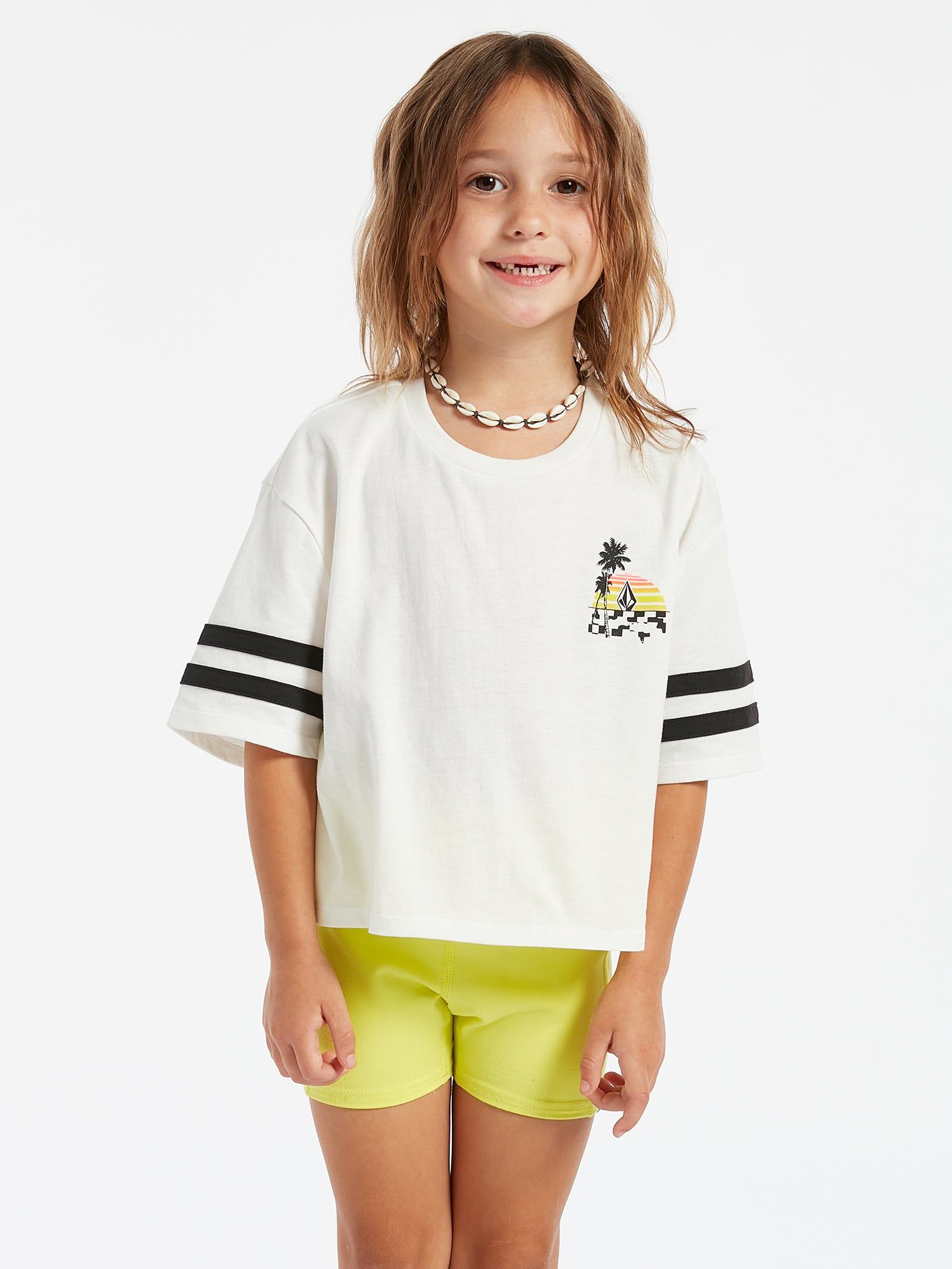 Girls Truly Stoked Tee - Star White sold by Volcom product image thumbnail 4