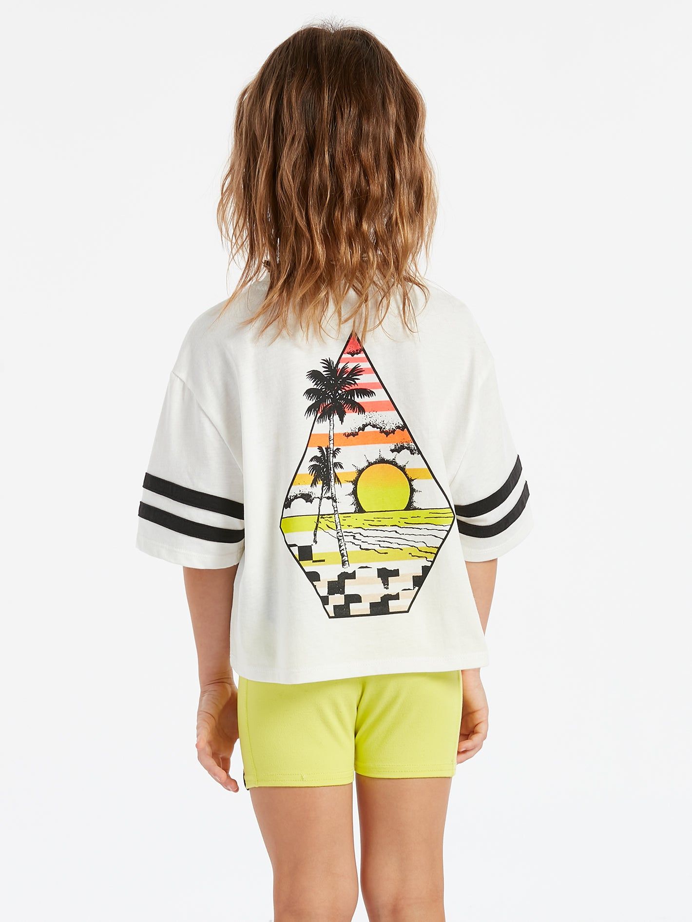 Girls Truly Stoked Tee - Star White sold by Volcom product image thumbnail 5