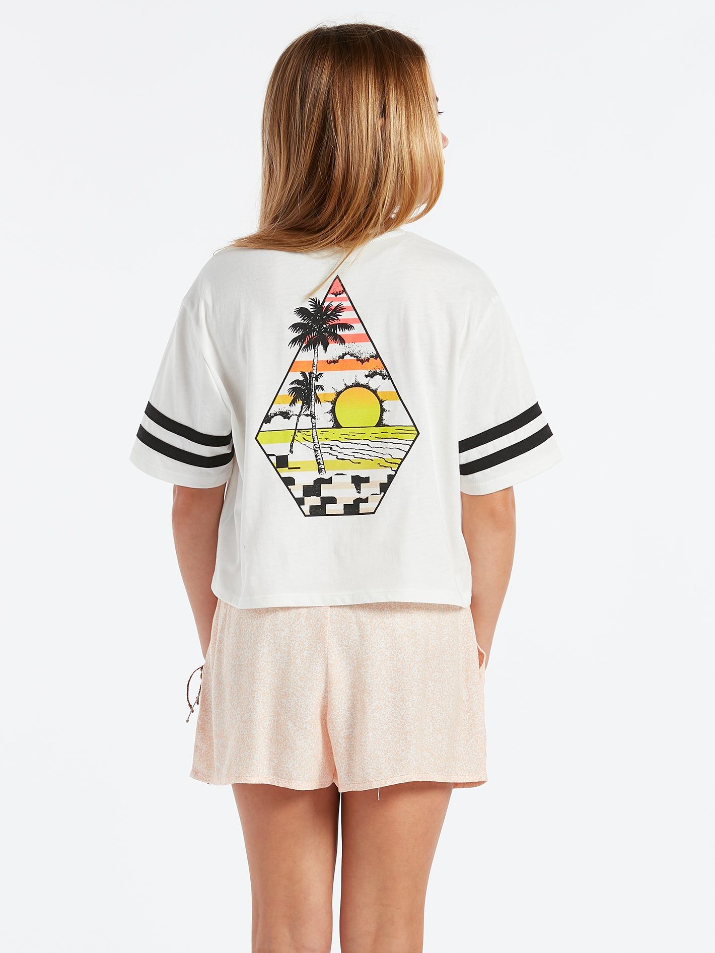 Girls Truly Stoked Tee - Star White sold by Volcom product image thumbnail 2