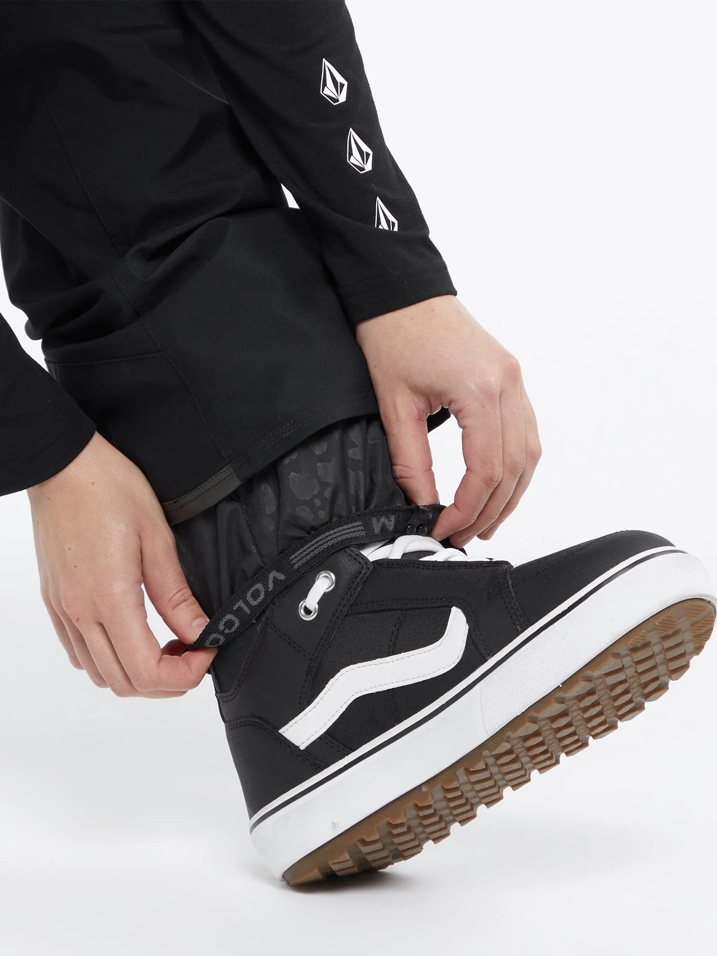 Womens Elm Stretch Gore Bib Overalls - Black sold by Volcom product image thumbnail 3