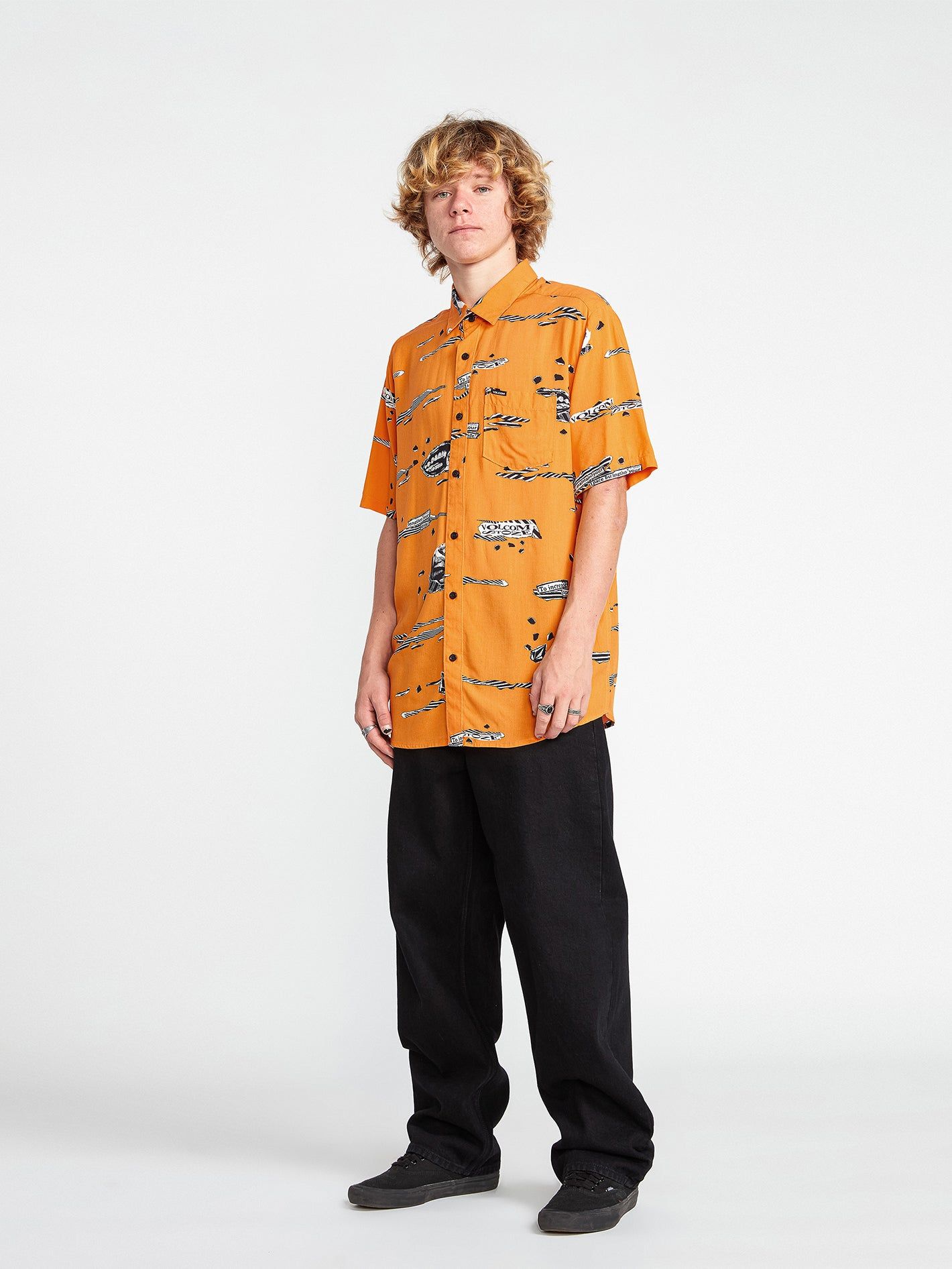 Skate Vitals Short Sleeve Shirt - Sunburst sold by Volcom product image thumbnail 4