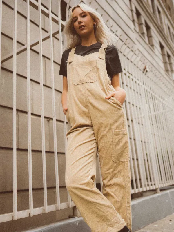 Stone Street Overalls - Khaki sold by Volcom