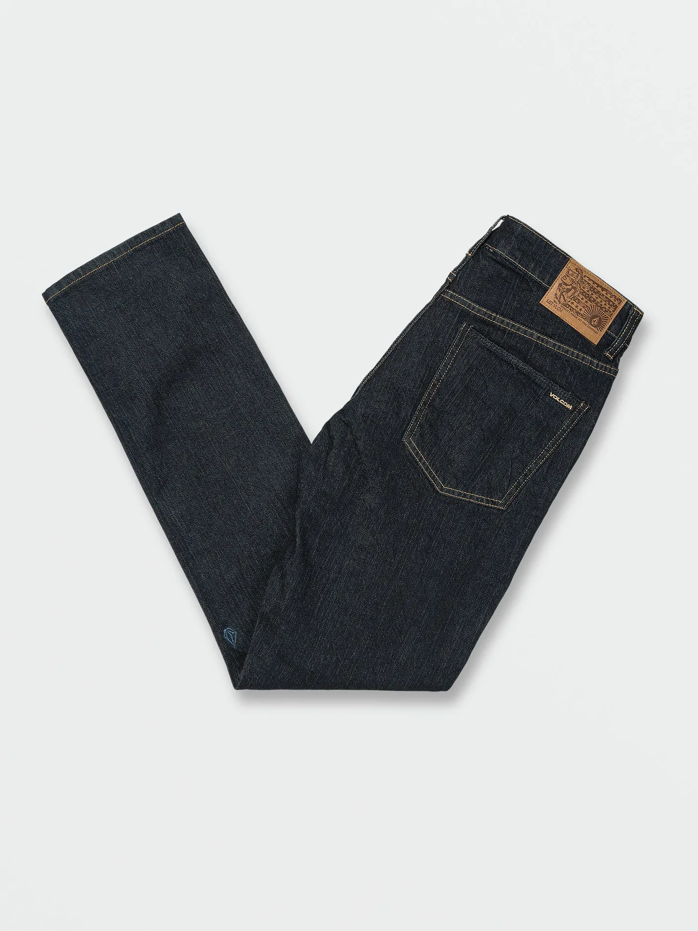 V 2x4 Skinny Modern Fit Jeans - Rinsed Black sold by Volcom product image thumbnail 2