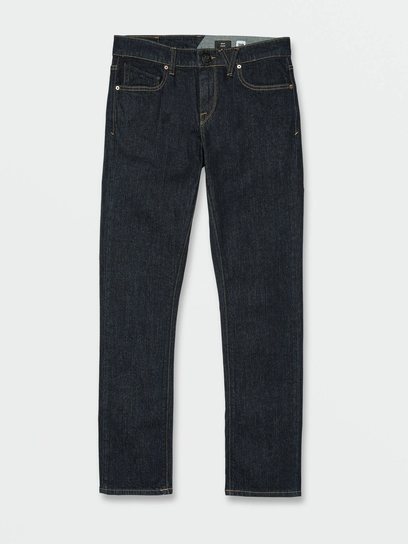V 2x4 Skinny Modern Fit Jeans - Rinsed Black sold by Volcom
