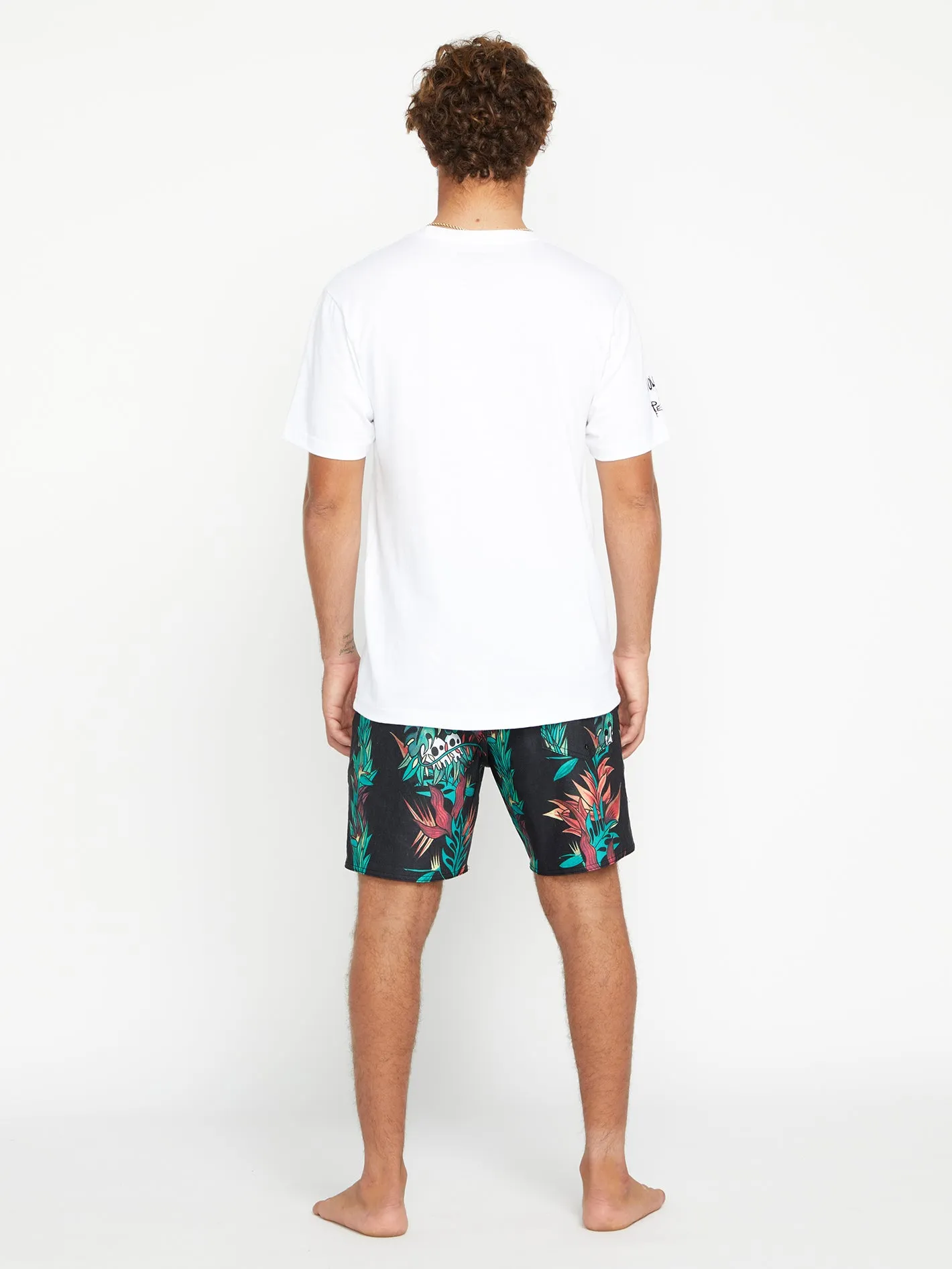 Volcom Entertainment Skullconuts Short Sleeve Tee - White sold by Volcom product image thumbnail 2