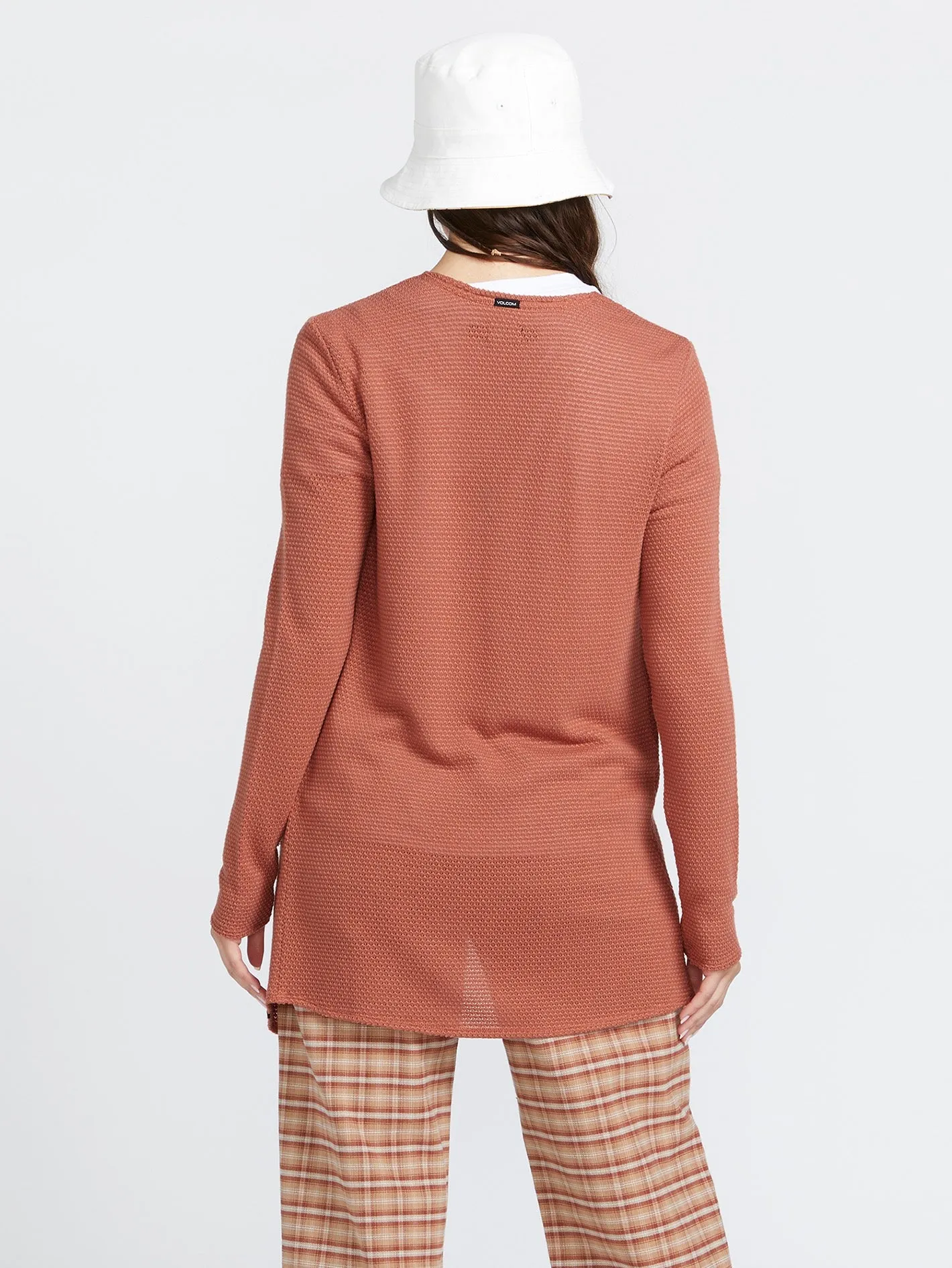 Go Go Wrap Cardigan - Rosewood sold by Volcom product image thumbnail 2