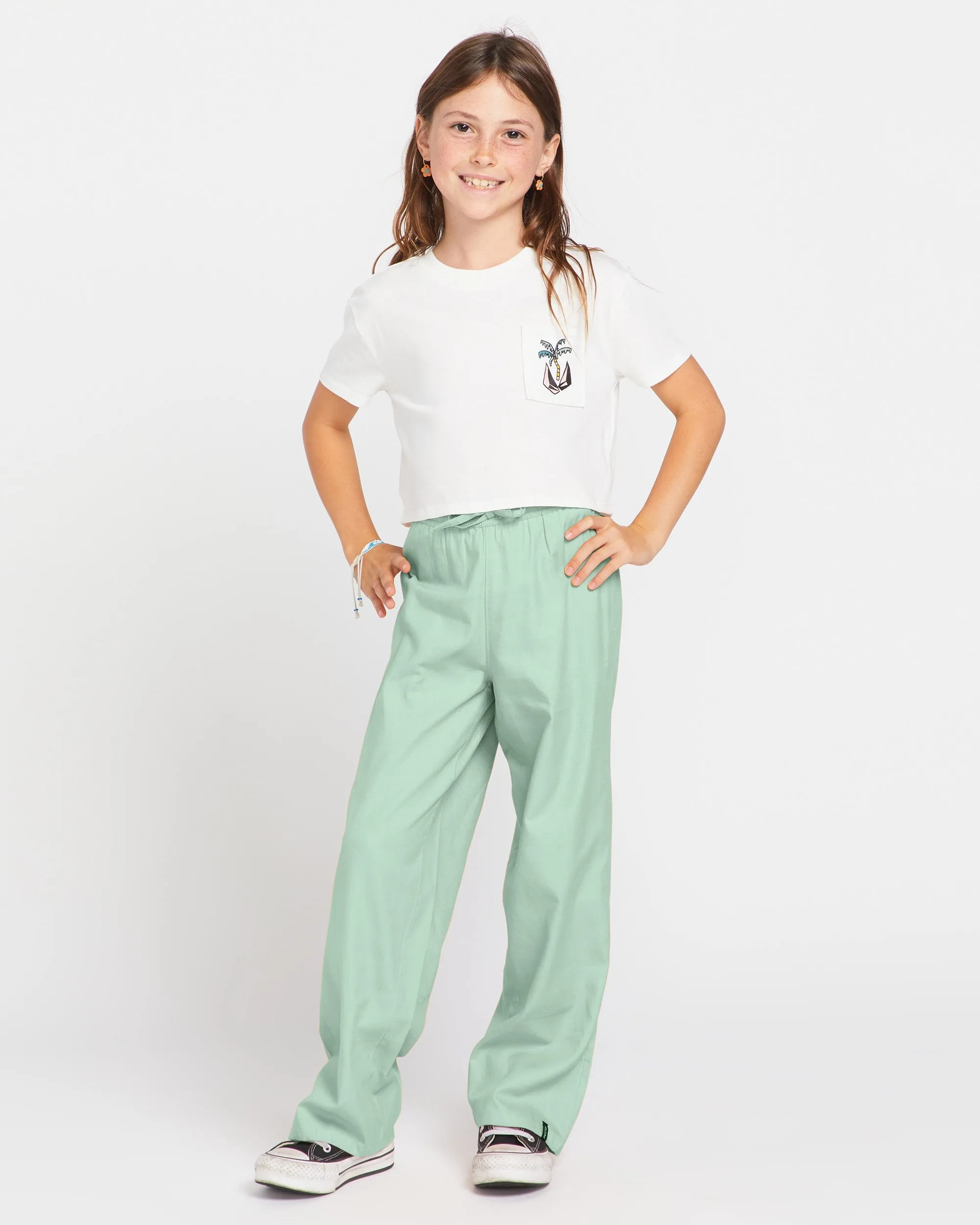 Little Girls Pkt Dial Short Sleeve Tee - Winter White sold by Volcom product image thumbnail 3