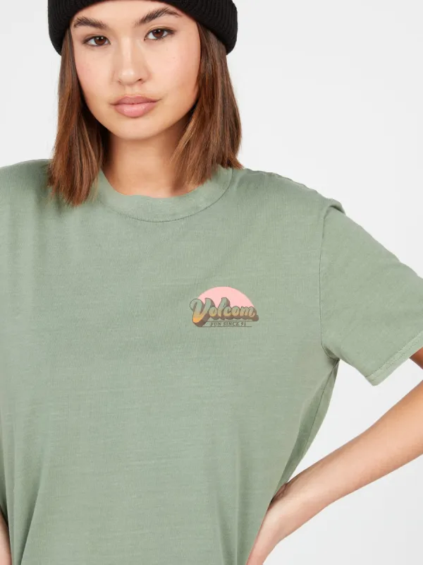Lock It Up Short Sleeve Tee - Light Army sold by Volcom