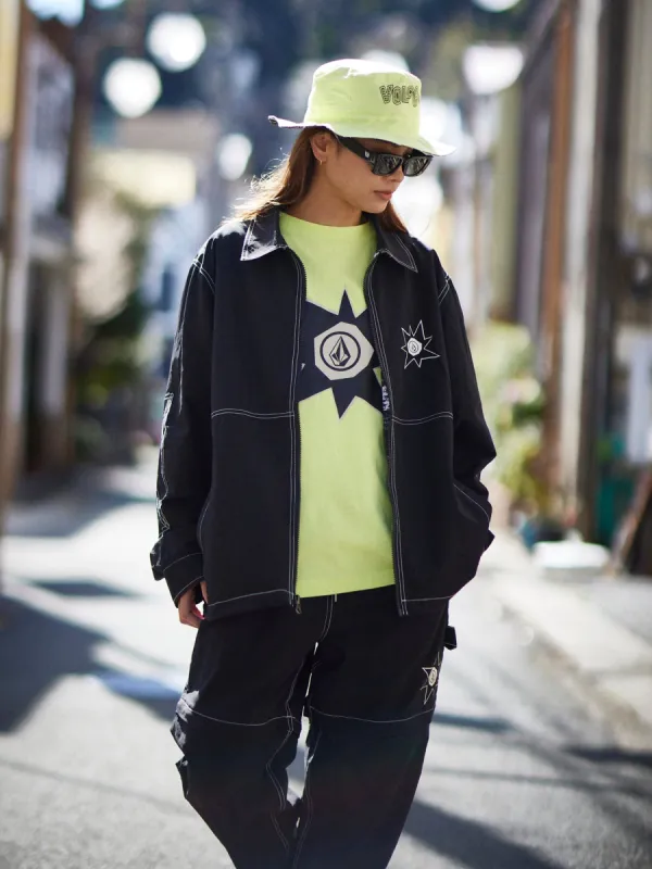 Tokyo True Bucket Hat - Hilighter Green made by Volcom