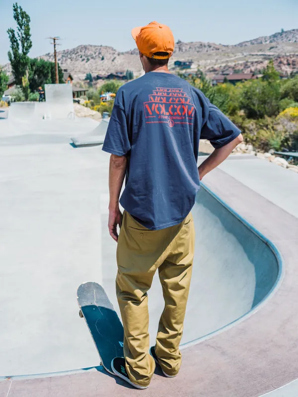 Repeater Short Sleeve Tee - Patrol Blue sold by Volcom