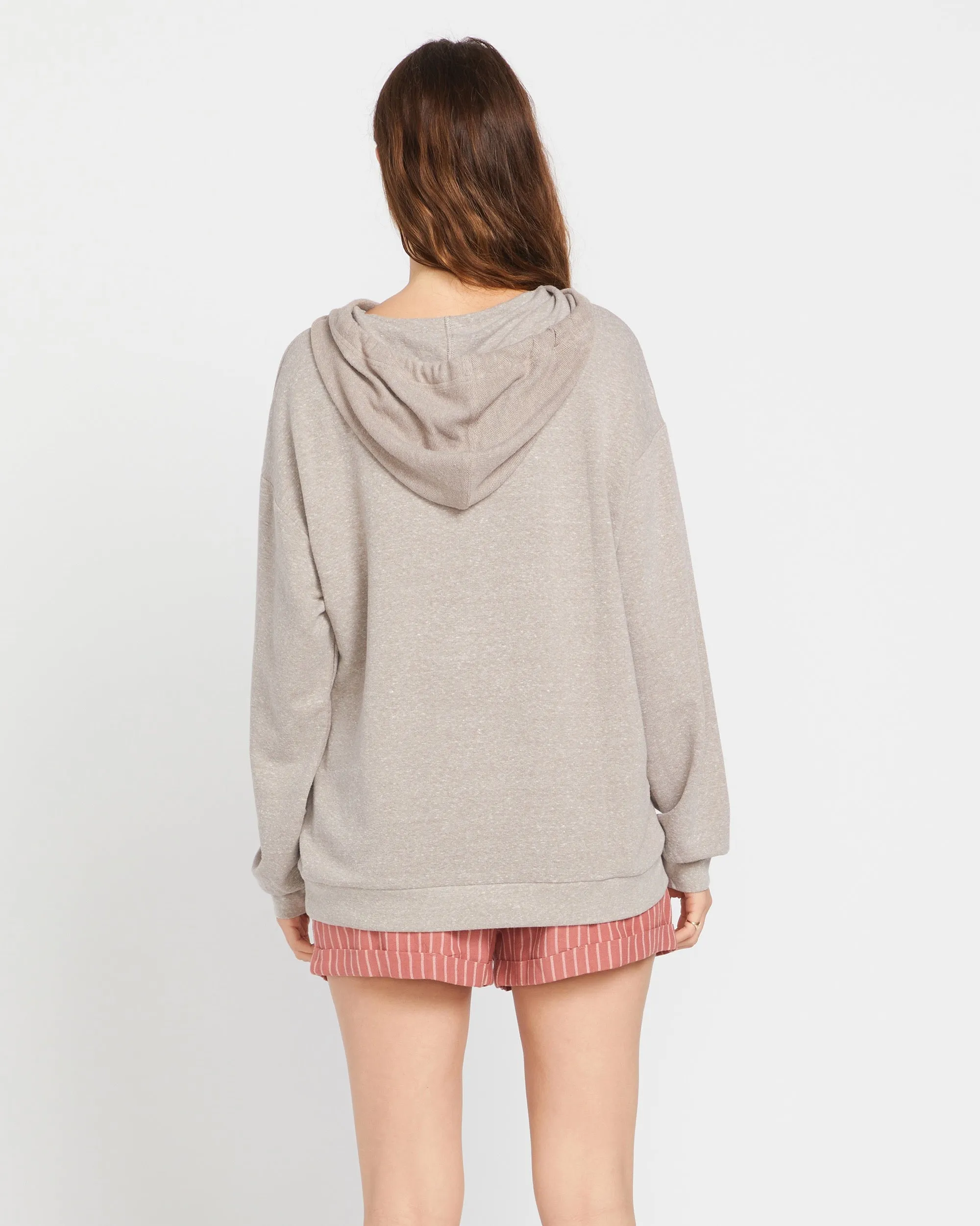 Lived in Lounge Frenchie Hoodie - Concrete sold by Volcom product image thumbnail 2