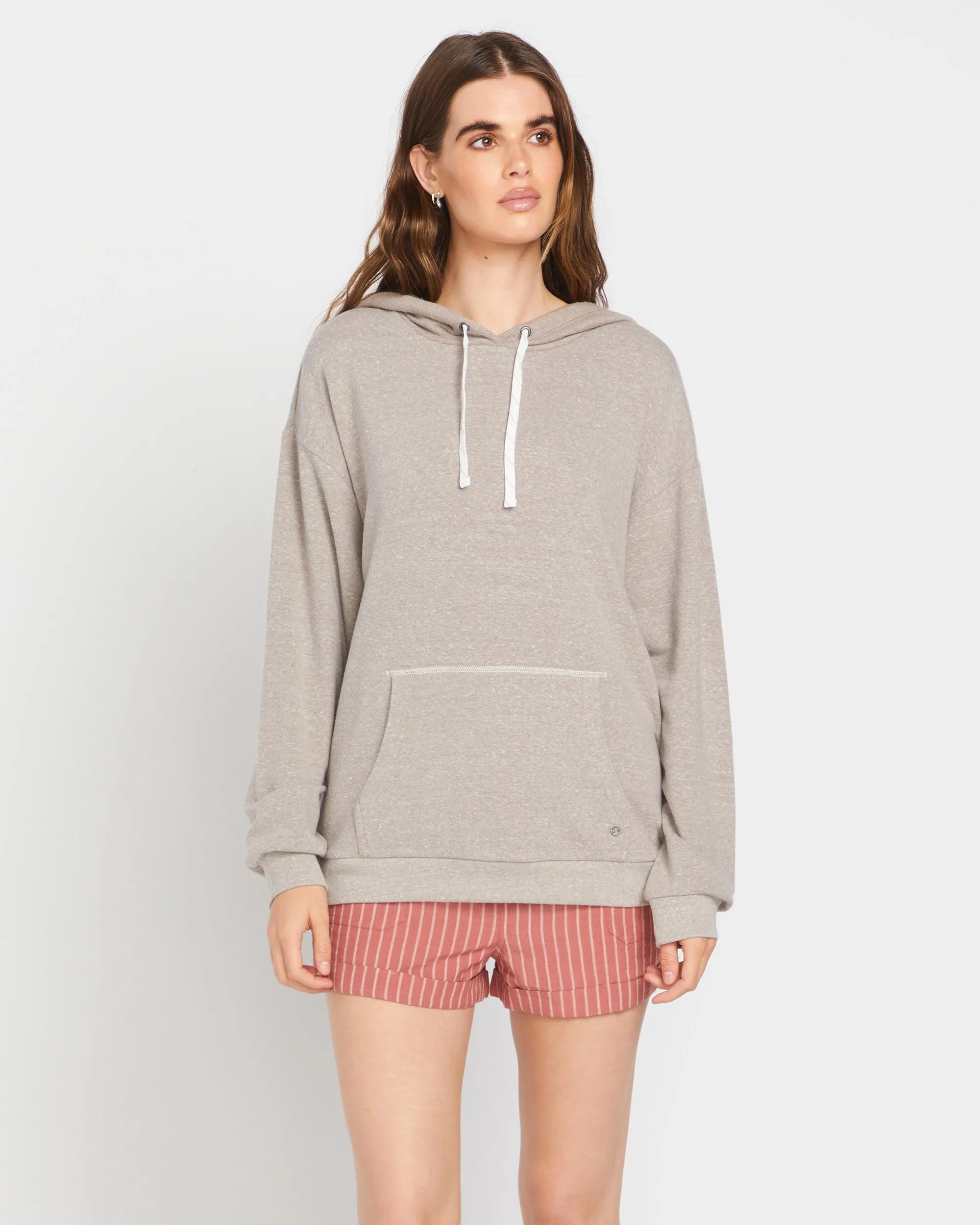 Lived in Lounge Frenchie Hoodie - Concrete sold by Volcom