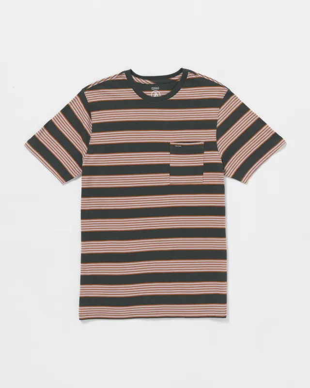 Swingstone Crew Short Sleeve Shirt - Stealth sold by Volcom