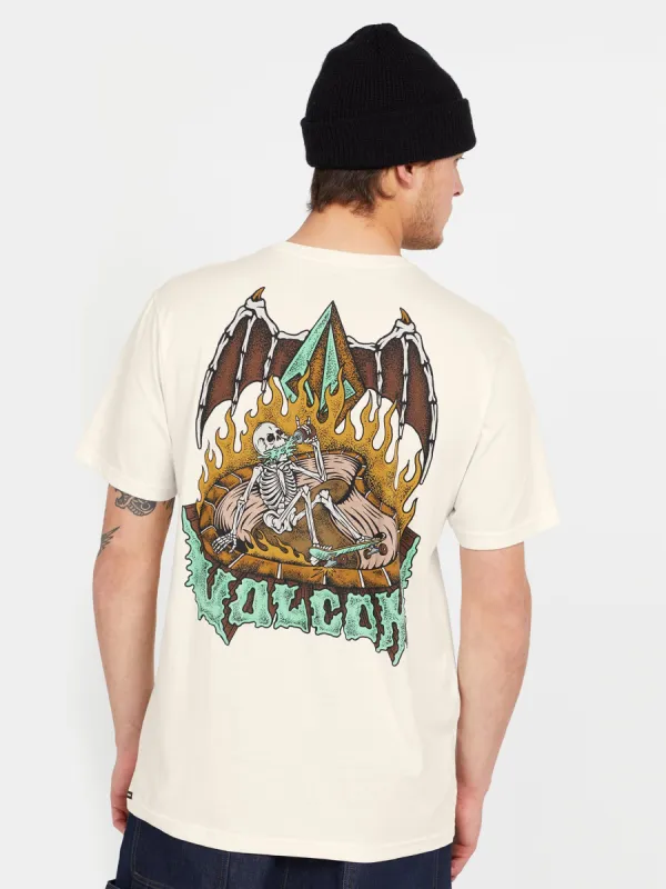 Hessian Short Sleeve Tee - Off White sold by Volcom