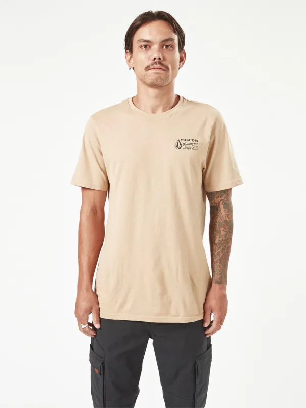 Volcom Workwear Short Sleeve Tee - Gravel sold by Volcom