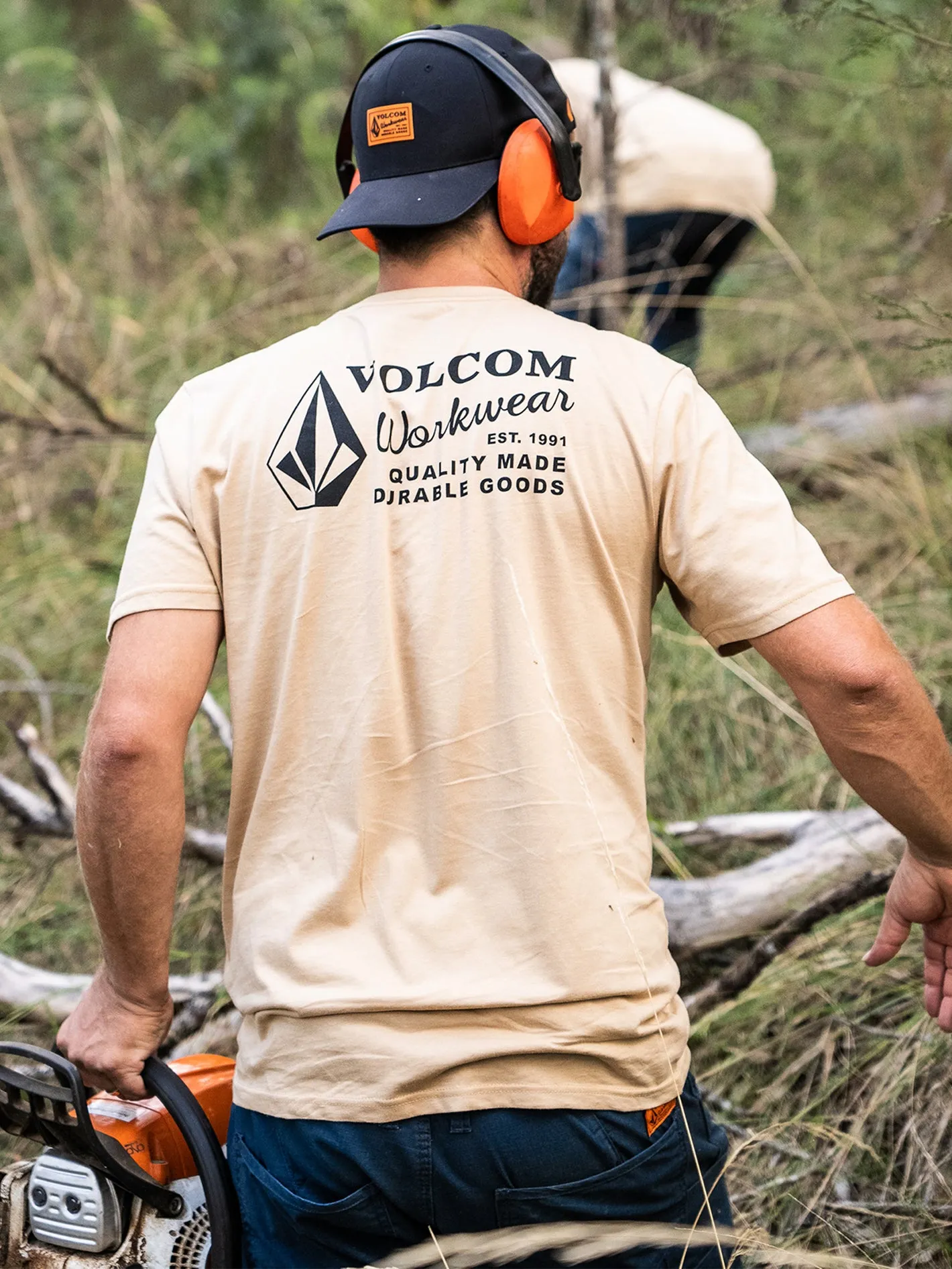 Volcom Workwear Short Sleeve Tee - Gravel sold by Volcom product image thumbnail 5
