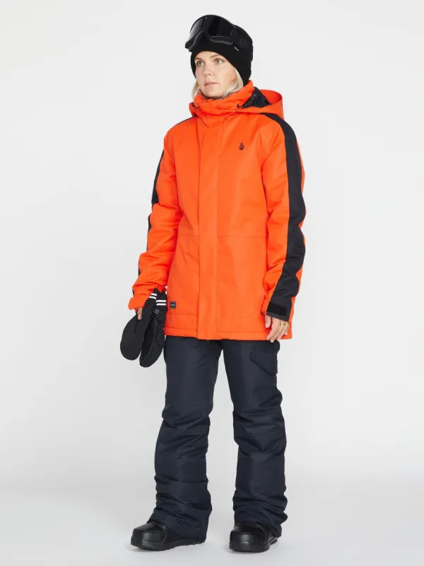 Womens Westland Insulated Jacket - Orange Shock (2022) sold by Volcom