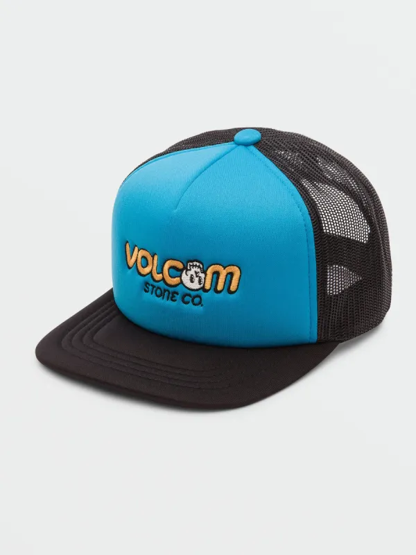 Little Boys Caiden Trucker Hat - Blue Drift sold by Volcom