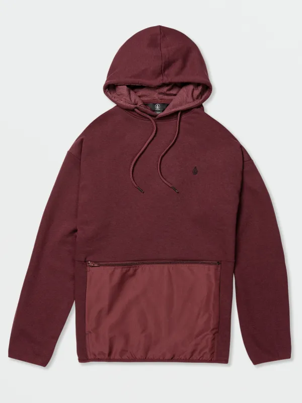 Baraga Pullover Fleece Hoodie - Port sold by Volcom