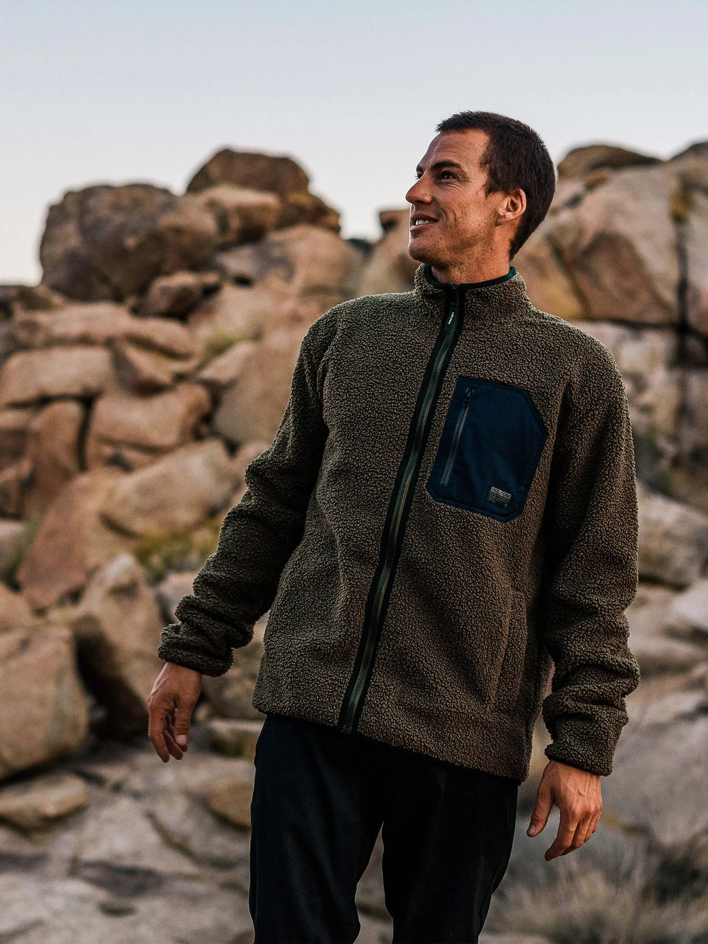 Muzzer Fuzzar Zip Hoodie - Military sold by Volcom