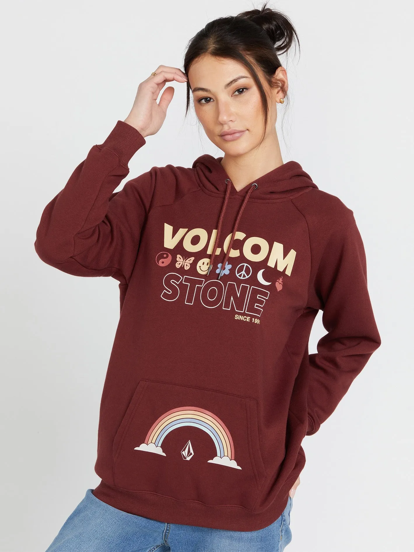 Truly Stoked Boyfriend Pullover - Cayenne sold by Volcom product image thumbnail 3