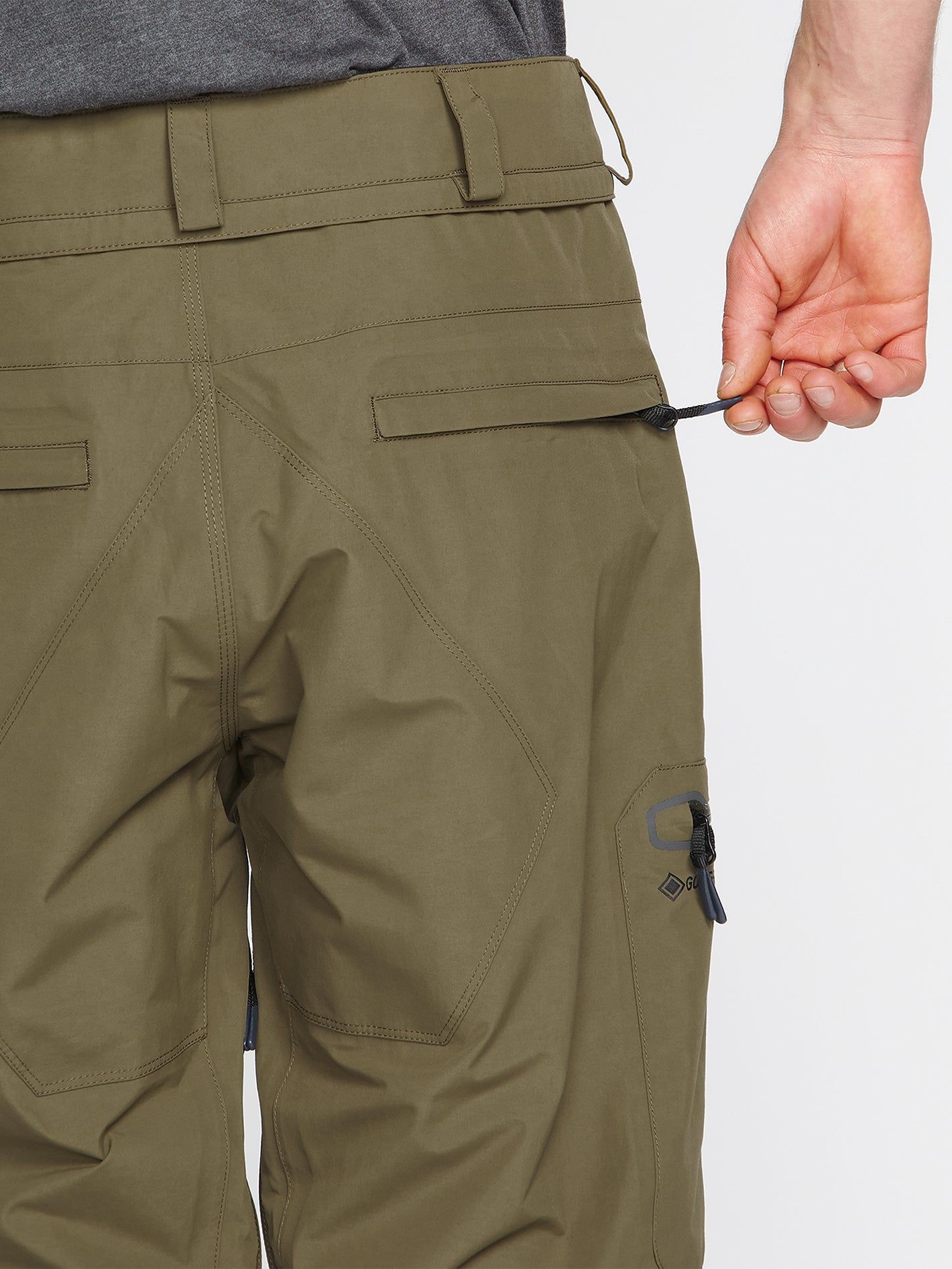 Mens L Gore-Tex Pants - Dark Teak sold by Volcom product image thumbnail 5