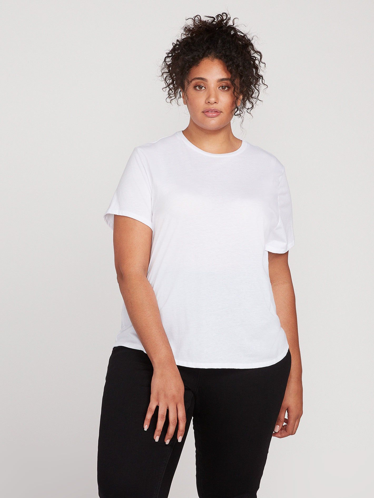 One Of Each Plus Size Tee - White sold by Volcom