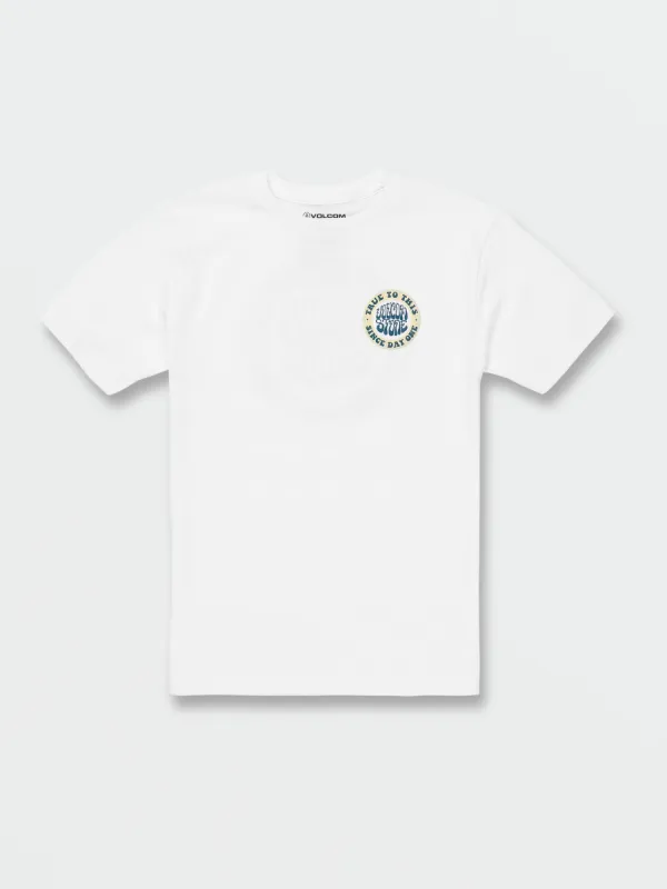 Big Boys Established 1991 Short Sleeve Tee - White sold by Volcom