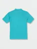 Big Boys Wowzer Polo Short Sleeve Shirt - Electric Blue sold by Volcom