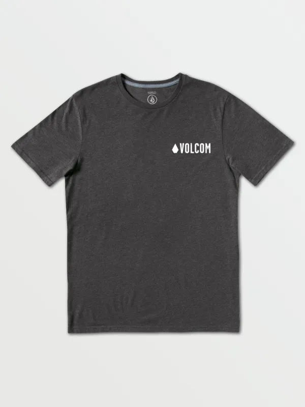 Print Fill Short Sleeve Tee - Heather Black sold by Volcom