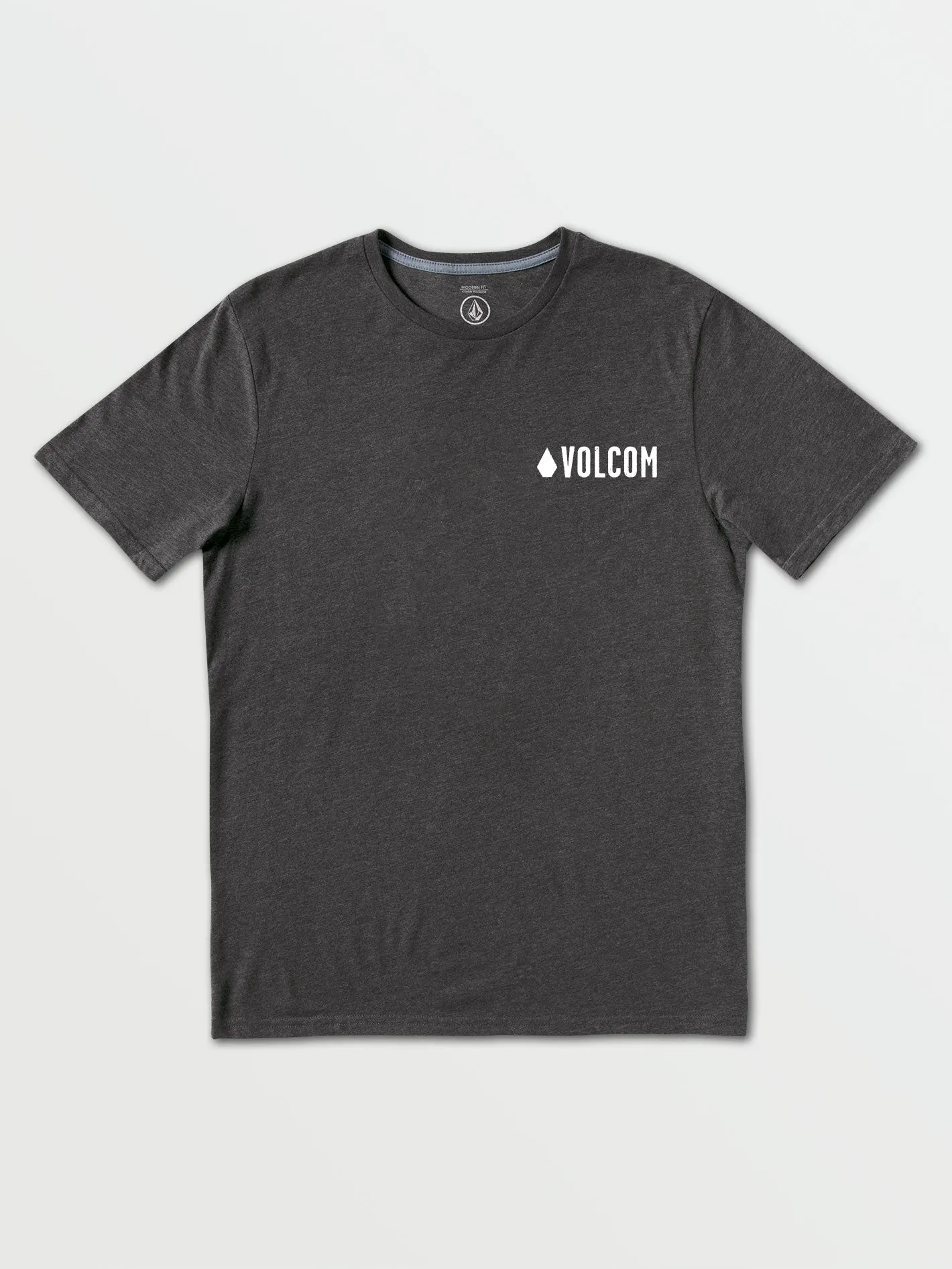 Print Fill Short Sleeve Tee - Heather Black sold by Volcom
