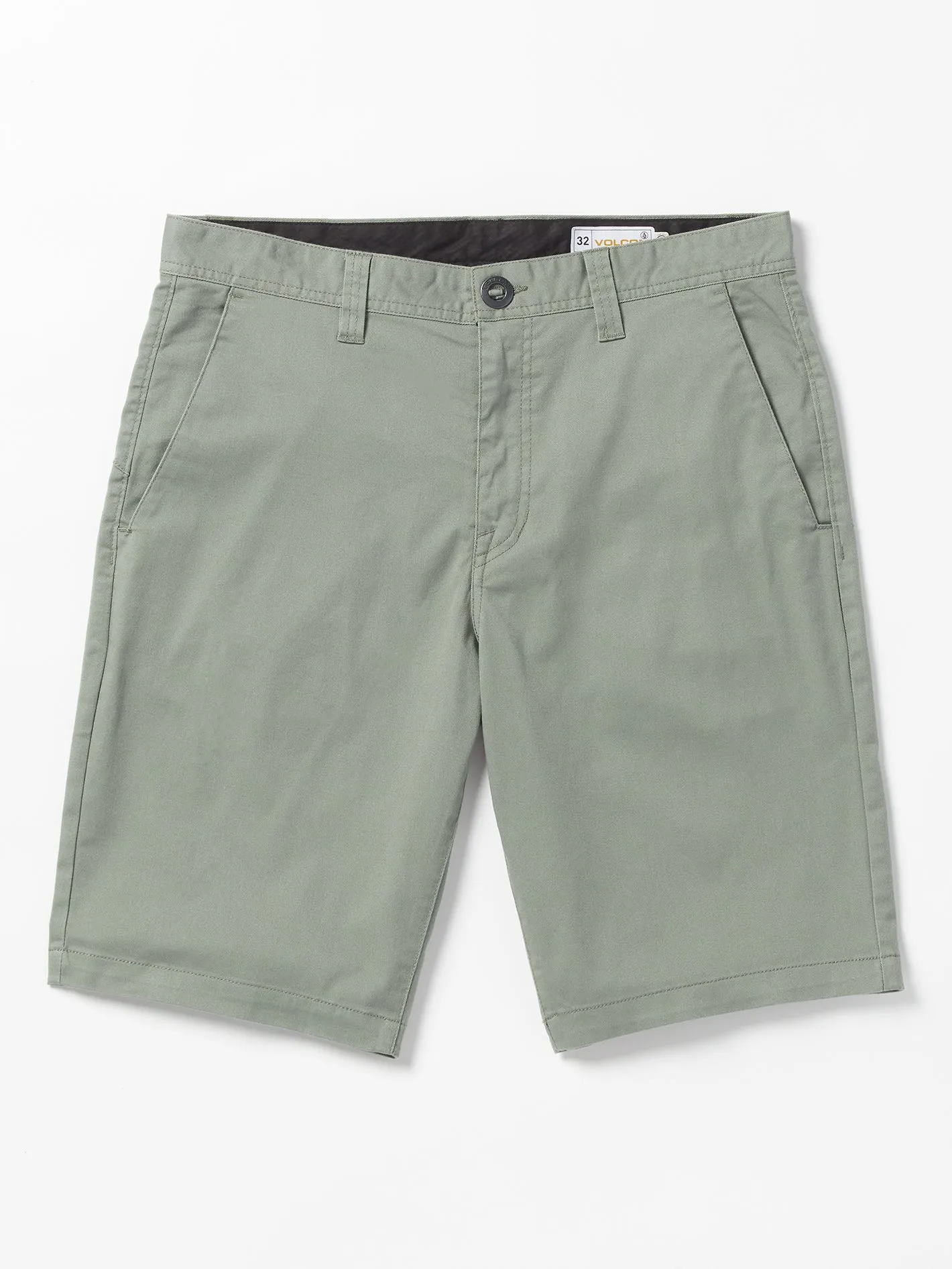 Frickin Modern Stretch Chino Shorts - Agave sold by Volcom