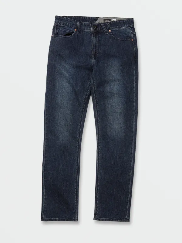 V Solver Modern Fit Stretch Jeans - Used Blue sold by Volcom