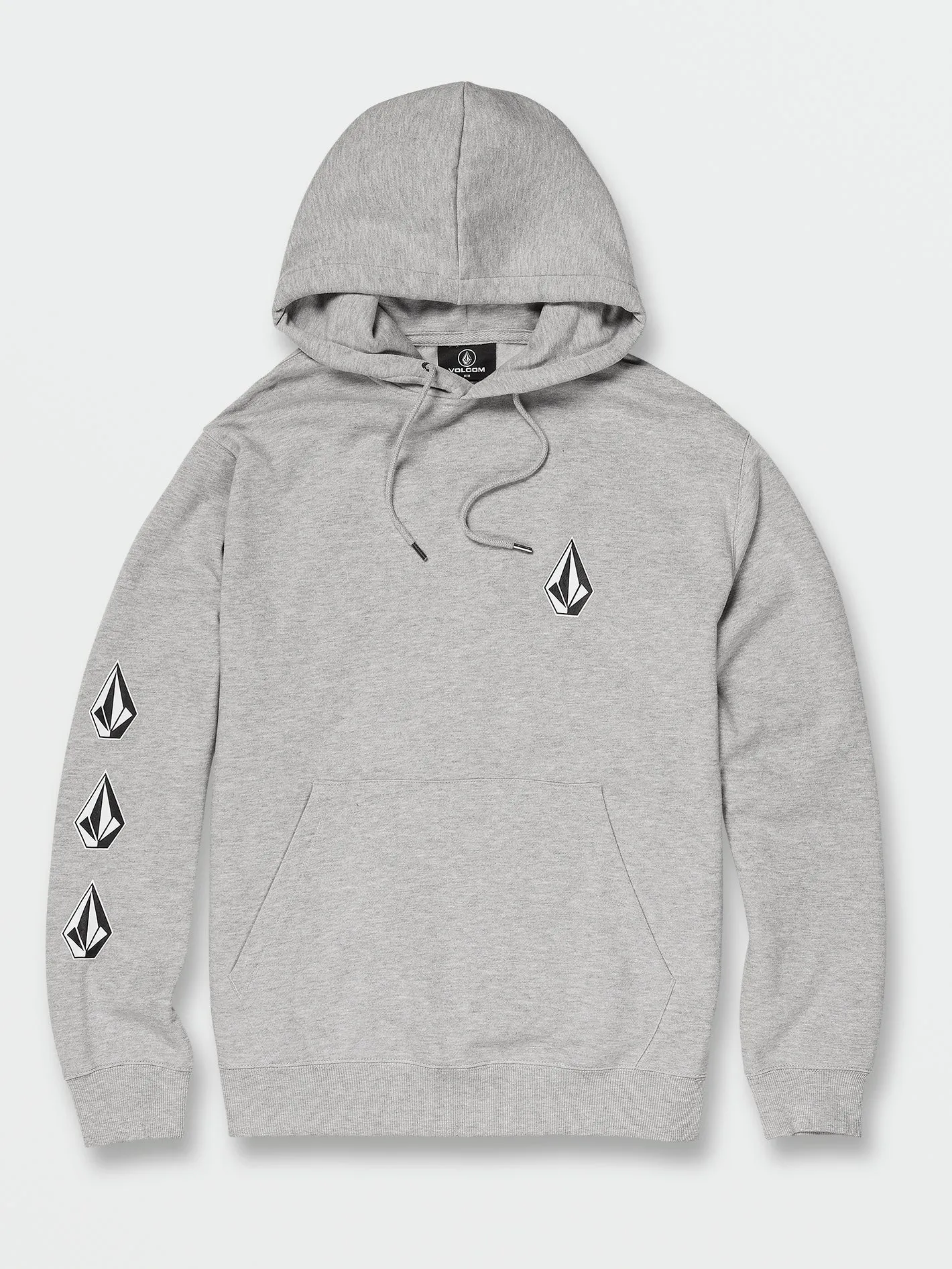 Iconic Stone Pullover Hoodie - Heather Grey sold by Volcom product image thumbnail 2